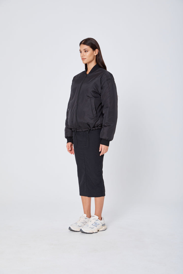 Pre Order ROZALIA x ATOIR Womens The Bomber Jacket Black, WOMENS COATS & JACKETS, APPAREL BY ROZALIA, Elwood 101