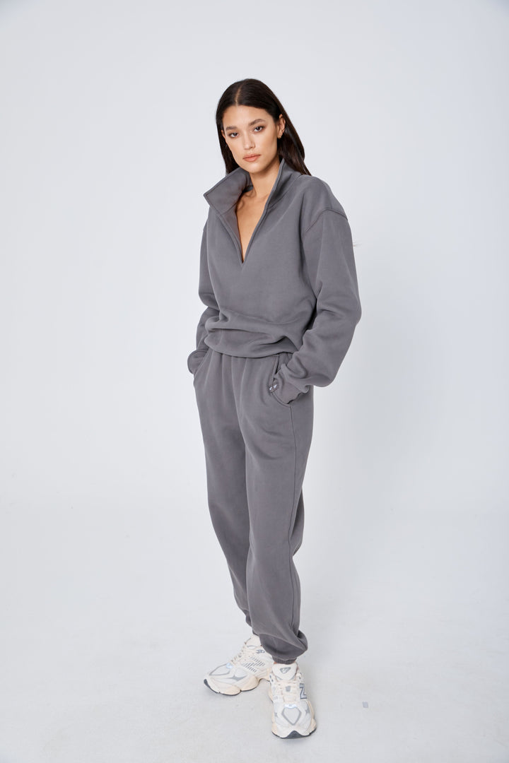 ROZALIA x ATOIR Womens The Collar Jumper Stone, WOMENS KNITS & SWEATERS, APPAREL BY ROZALIA, Elwood 101