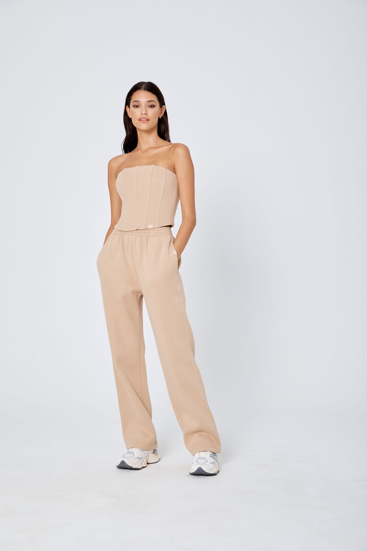 Pre Order ROZALIA x ATOIR Womens The Corset Sand, WOMENS TOPS & SHIRTS, APPAREL BY ROZALIA, Elwood 101