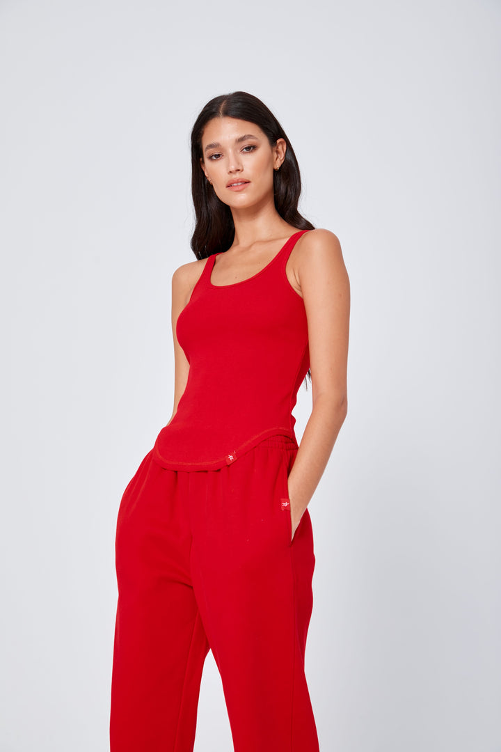 Pre Order ROZALIA x ATOIR Womens The Singlet Chili, WOMENS TEES & TANKS, APPAREL BY ROZALIA, Elwood 101