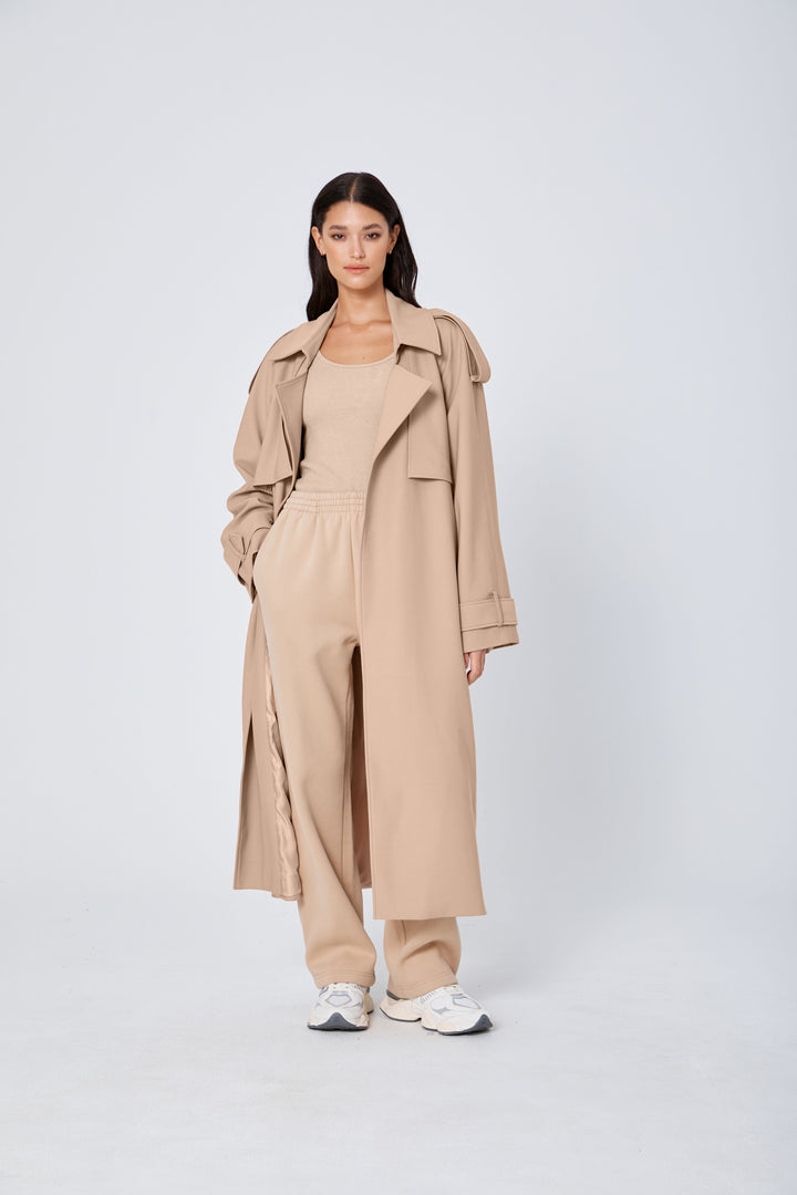 Pre Order ROZALIA x ATOIR Womens The Trench Coat Sand, WOMENS COATS & JACKETS, APPAREL BY ROZALIA, Elwood 101