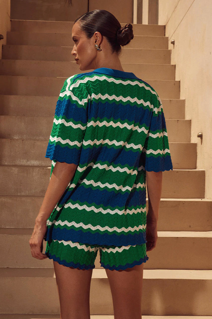 SEVEN WONDERS Womens Cam Shirt - Green, WOMENS TOPS & SHIRTS, SEVEN WONDERS THE LABEL, Elwood 101