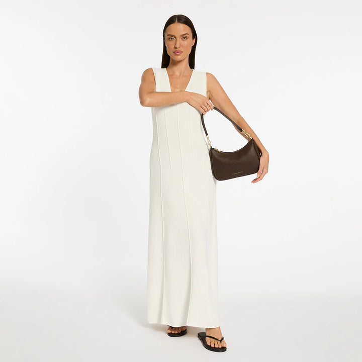 STATUS ANXIETY Womens Look Both Ways Leather Bag in Cocoa w Brushed Gold, WOMENS BAGS & CLUTCHES, STATUS ANXIETY, Elwood 101