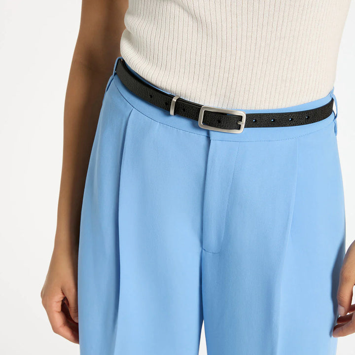 STATUS ANXIETY Womens Muse Leather Belt Black / Silver, WOMENS BELTS, STATUS ANXIETY, Elwood 101