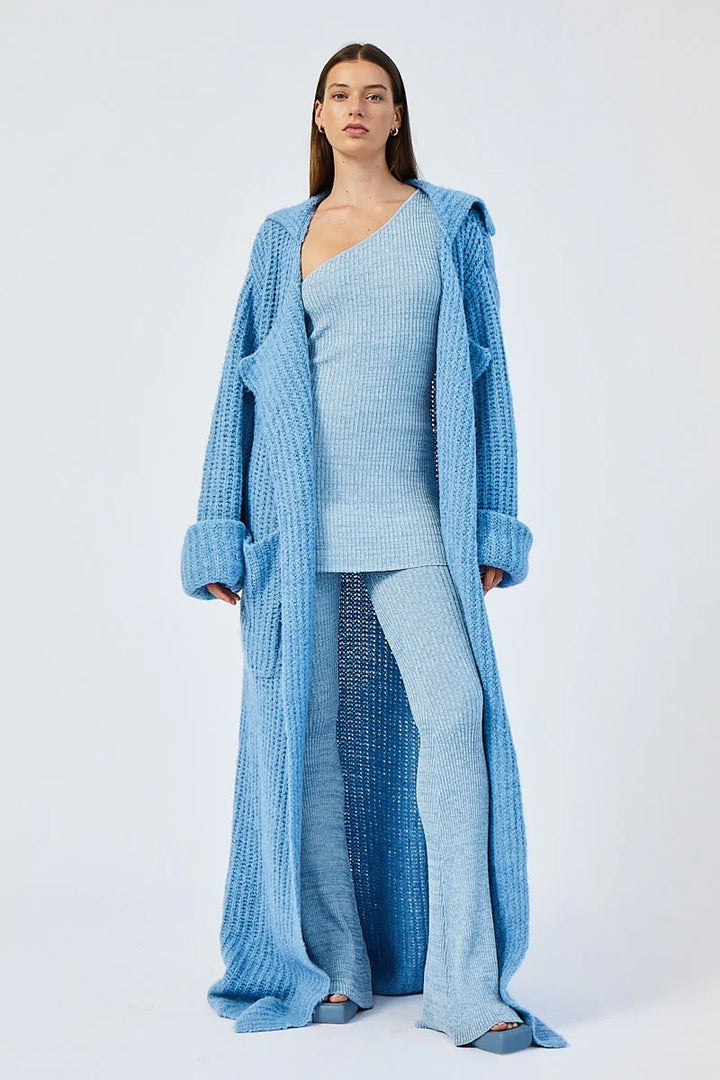 SUBOO Womens Mista Oversized Coatigan - Light Blue, WOMENS KNITS & SWEATERS, SUBOO, Elwood 101