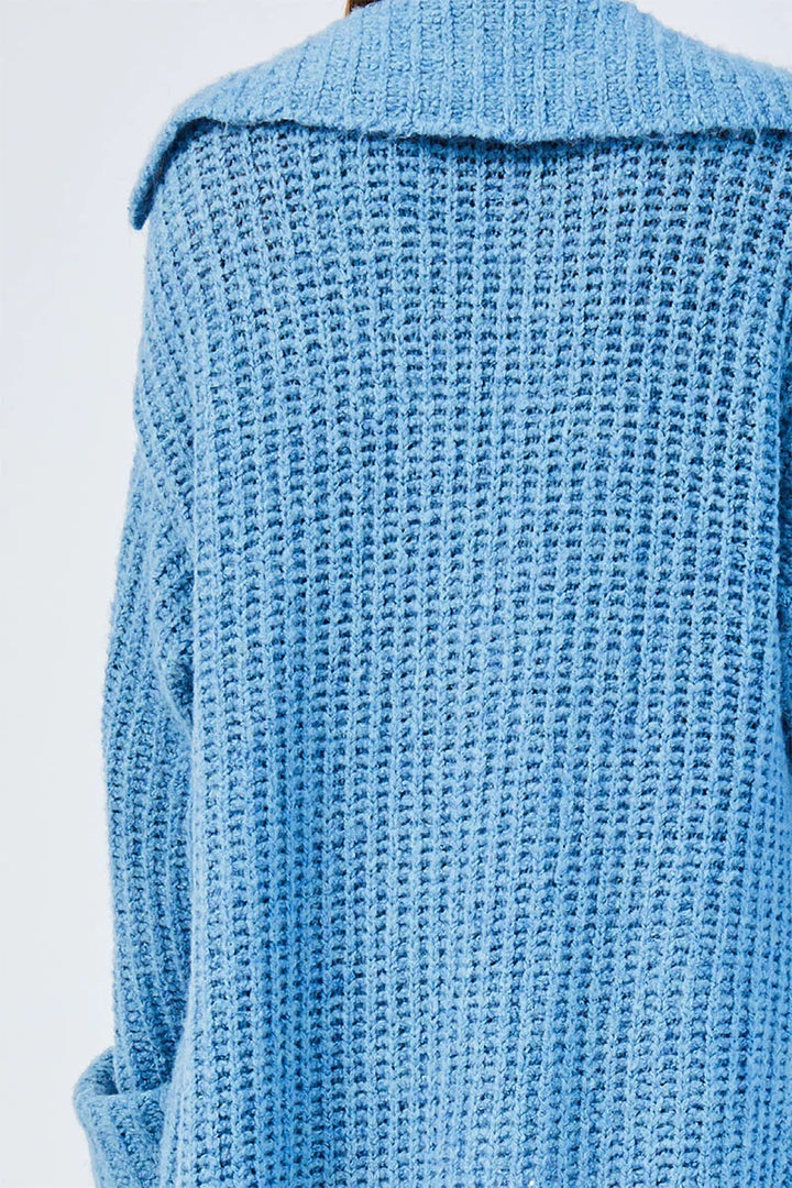 SUBOO Womens Mista Oversized Coatigan - Light Blue, WOMENS KNITS & SWEATERS, SUBOO, Elwood 101