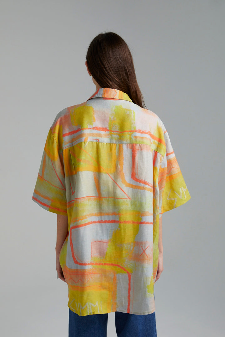 SUMMI SUMMI Womens Big Shirt - Sigil, WOMENS TOPS & SHIRTS, SUMMI SUMMI, Elwood 101