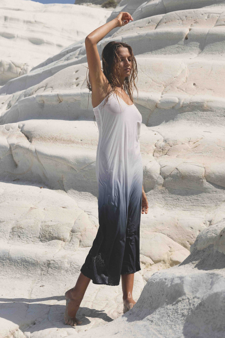 SUMMI SUMMI Womens Midi Slip Dress - Charcoal Fade, WOMENS DRESSES, SUMMI SUMMI, Elwood 101