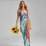 SUMMI SUMMI Womens Siren Dress - Blue Sunflower, WOMENS DRESSES, SUMMI SUMMI, Elwood 101