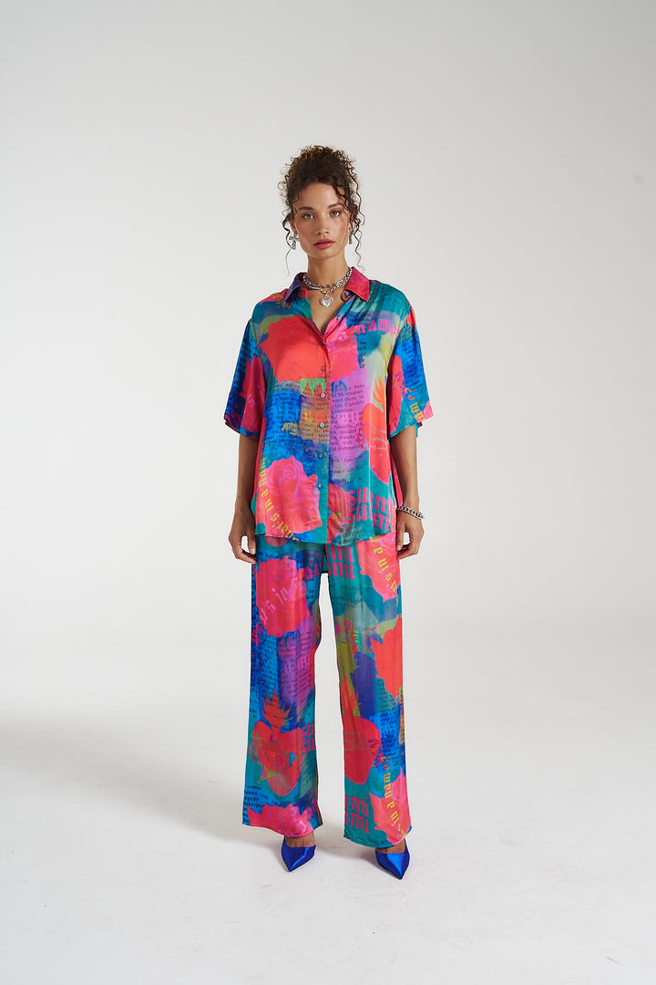 SUMMI SUMMI Womens Big Shirt - O, Romeo, WOMENS TOPS & SHIRTS, SUMMI SUMMI, Elwood 101