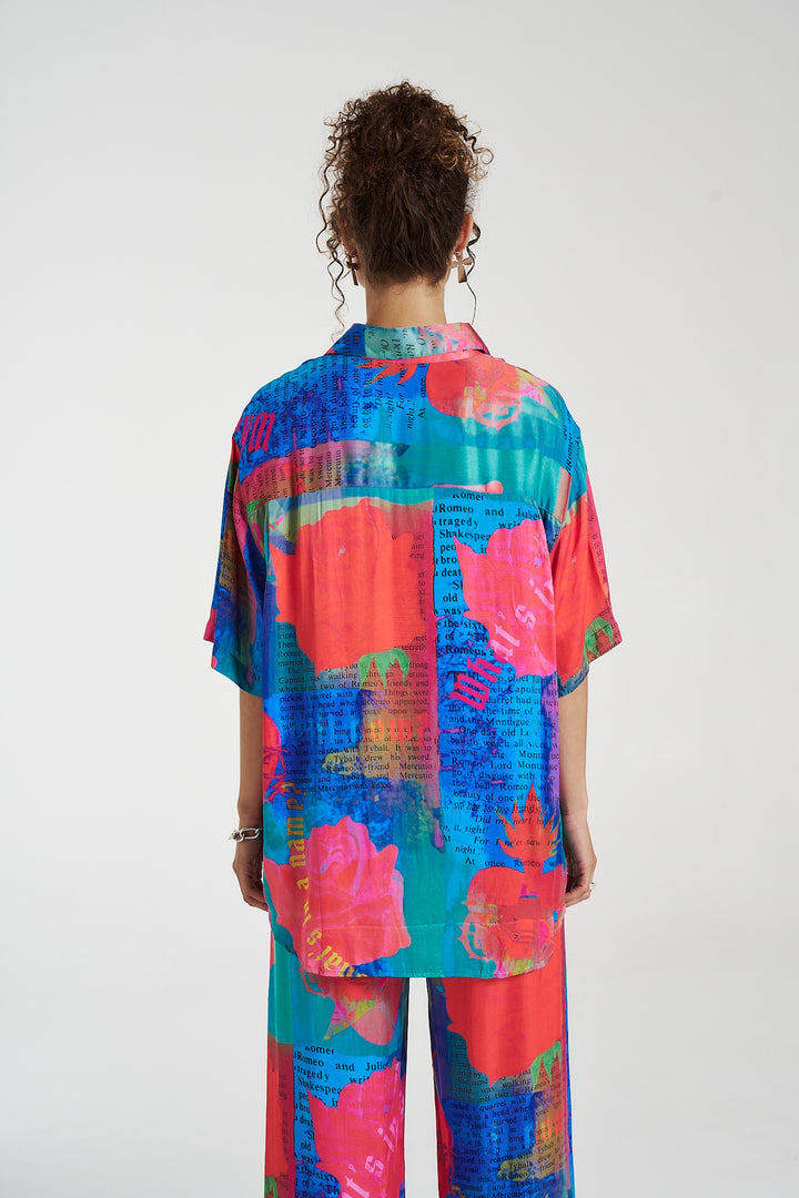 SUMMI SUMMI Womens Big Shirt - O, Romeo, WOMENS TOPS & SHIRTS, SUMMI SUMMI, Elwood 101