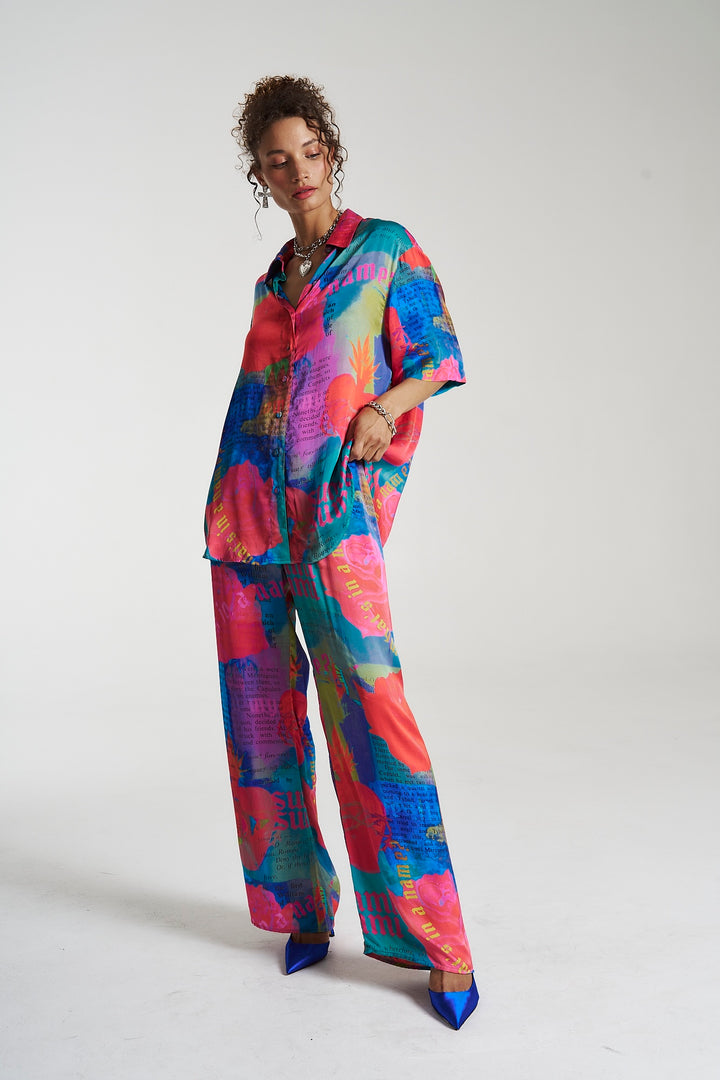 SUMMI SUMMI Womens Big Shirt - O, Romeo, WOMENS TOPS & SHIRTS, SUMMI SUMMI, Elwood 101