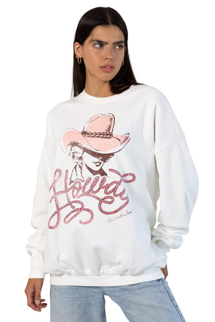 THE LAUNDRY ROOM Womens Howdy Queen Jump Jumper in White