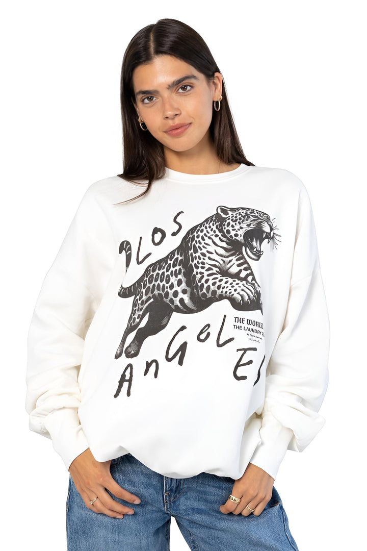 THE LAUNDRY ROOM Womens LA Cats Jump Jumper in White
