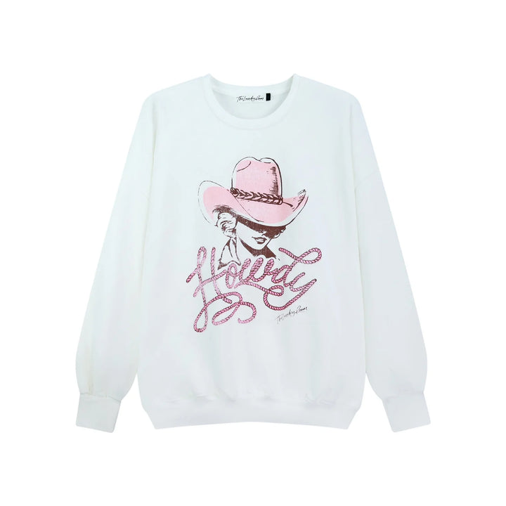 THE LAUNDRY ROOM Womens Howdy Queen Jump Jumper in White
