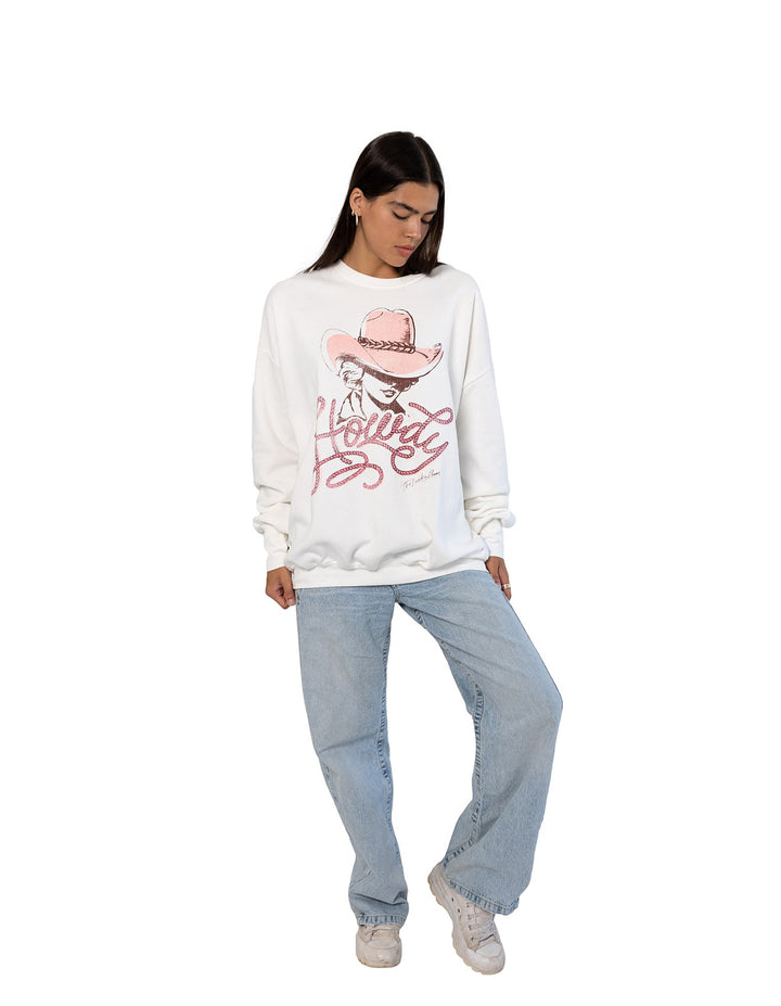 THE LAUNDRY ROOM Womens Howdy Queen Jump Jumper in White