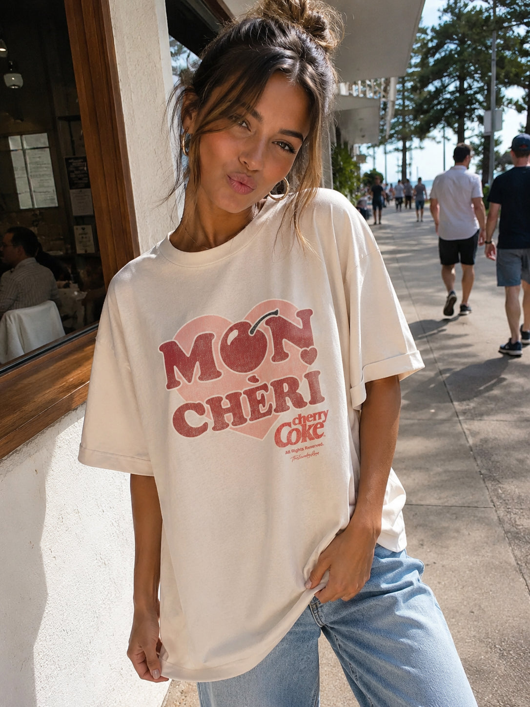 ceriseページ The Laundry Room Cherry Coke Mon Cheri Love Cherry Oversized Tee