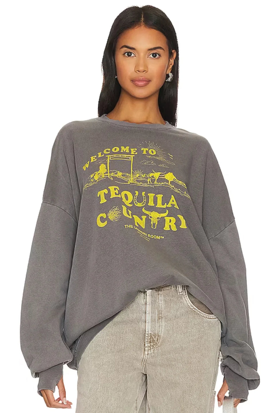 THE LAUNDRY ROOM Womens Tequila Country Jump Jumper - Gravity Grey, WOMENS KNITS & SWEATERS, THE LAUNDRY ROOM, Elwood 101