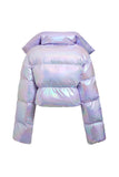 UNREAL FUR Womens Fractals Puffer Jacket - Frosted Lilac, WOMENS COATS & JACKETS, UNREAL FUR, Elwood 101