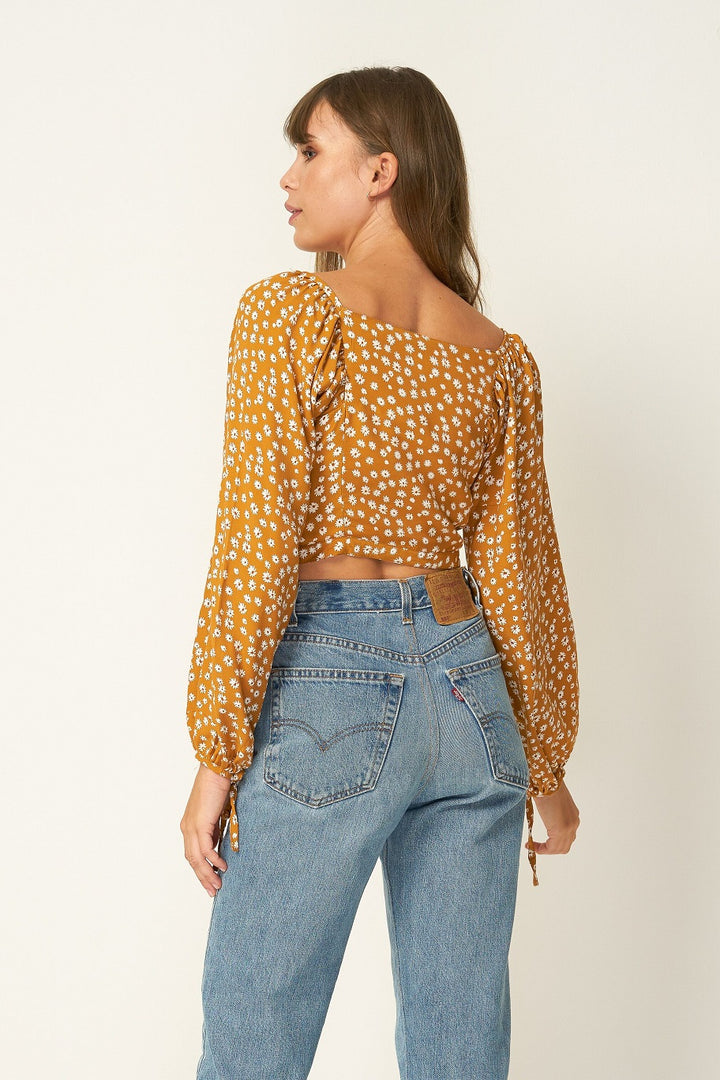 Rue Stiic ELKO TOP COLORADO DAISY DESERT SUN, WOMENS TOPS & SHIRTS, RUE STIIC, Elwood 101