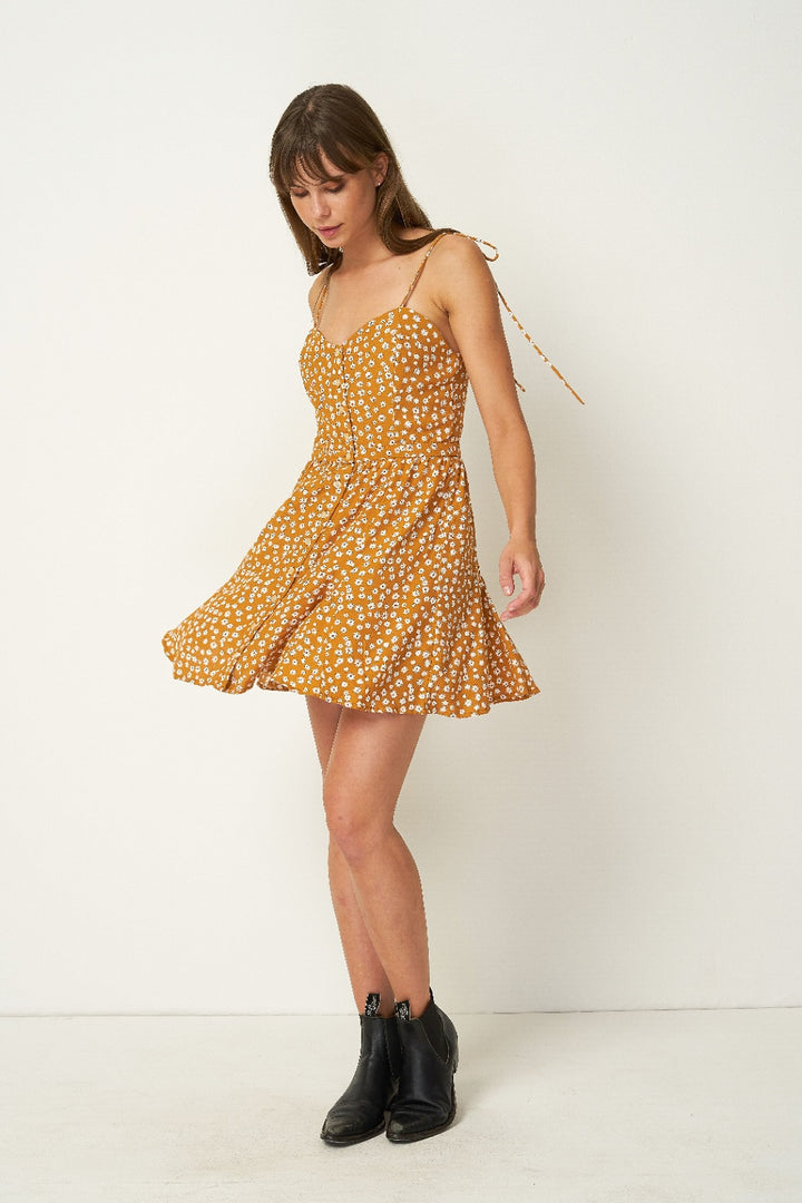 Rue Stiic WOMENS PALMDALE MINI DRESS COLORADO DAISY DESERT SUN, WOMENS DRESSES, RUE STIIC, Elwood 101