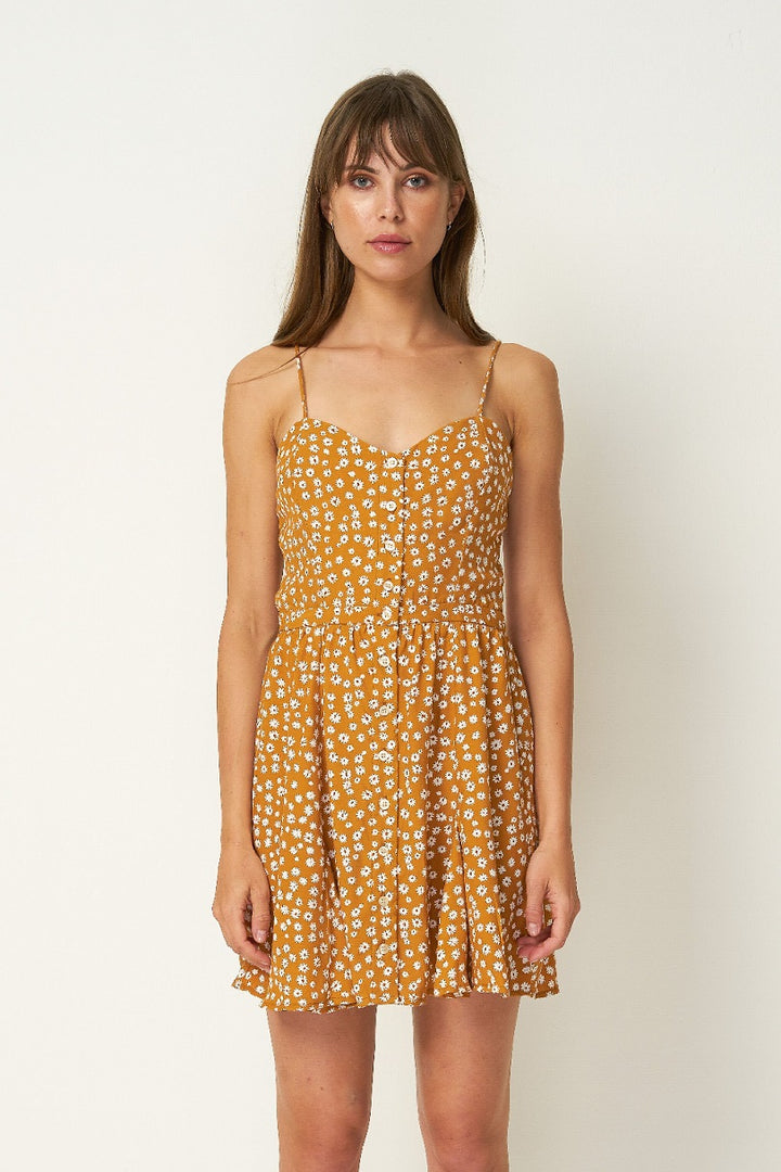 Rue Stiic WOMENS PALMDALE MINI DRESS COLORADO DAISY DESERT SUN, WOMENS DRESSES, RUE STIIC, Elwood 101