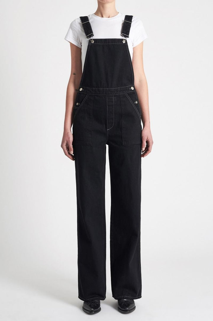 Neuw WOMENS  DEMI OVERALL ZERO BLACK, WOMENS JUMPSUITS & OVERALLS, NEUW, Elwood 101