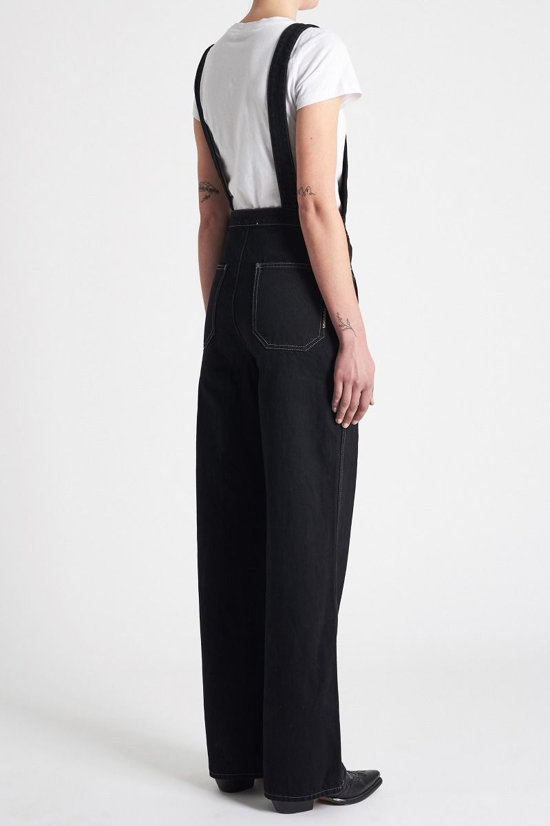 Neuw WOMENS  DEMI OVERALL ZERO BLACK, WOMENS JUMPSUITS & OVERALLS, NEUW, Elwood 101