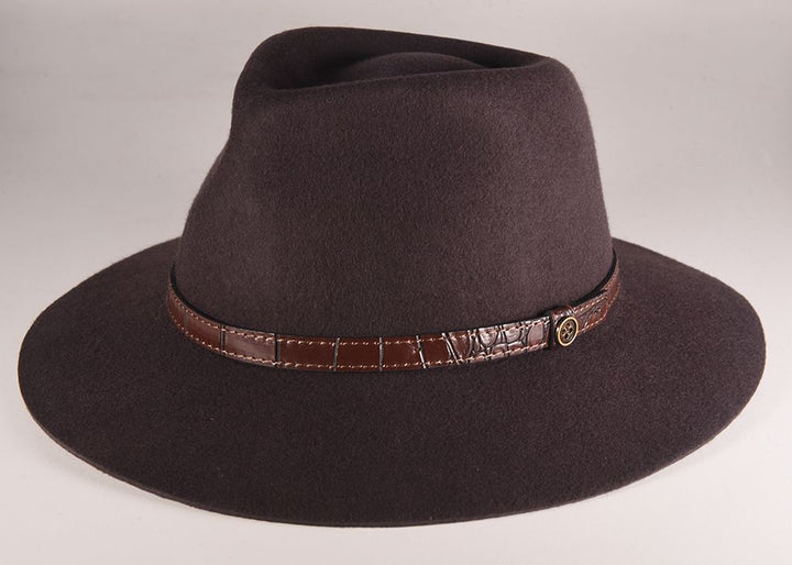 Fallen Broken Street THE DINGO  HAT CHOCOLATE, MENS AND WOMENS HATS, FALLEN BROKEN STREET, Elwood 101