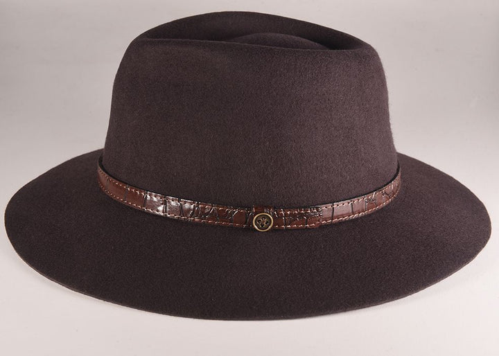 Fallen Broken Street THE DINGO  HAT CHOCOLATE, MENS AND WOMENS HATS, FALLEN BROKEN STREET, Elwood 101