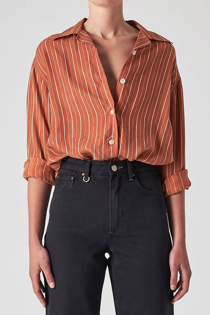 Neuw WOMENS RUSTY SHIRT COGNAC, WOMENS TOPS & SHIRTS, NEUW, Elwood 101