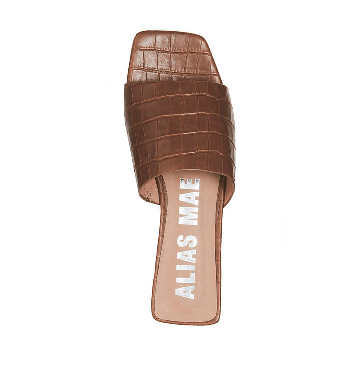 Alias Mae WOMENS PRISCILLA TAN SLIDES, WOMENS SHOES, ALIAS MAE, Elwood 101