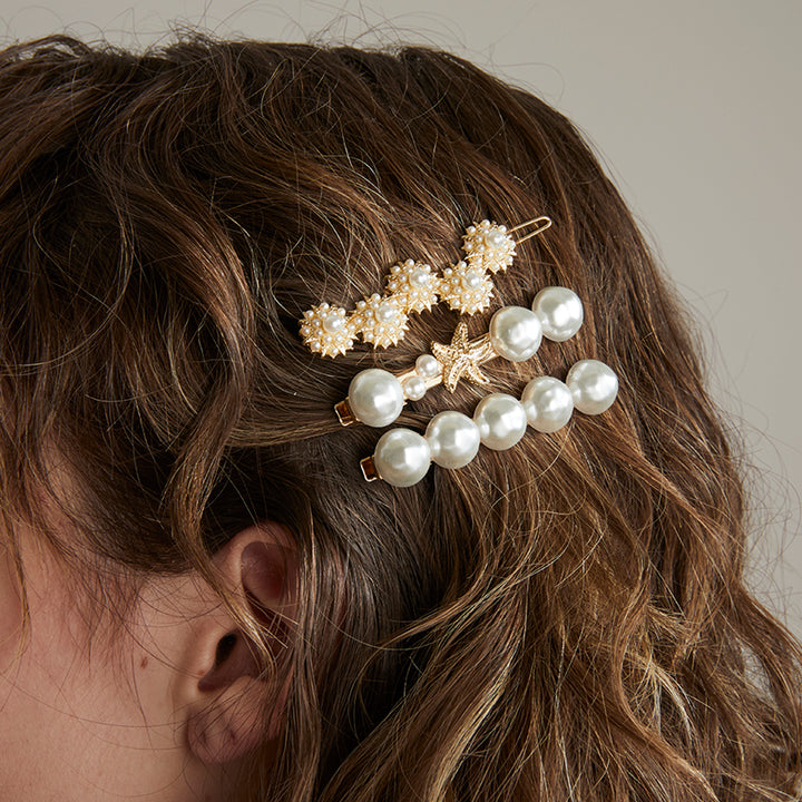 Jolie & Deen WOMENS HENRIETTA PEARL HAIR CLIP, WOMENS JEWELLERY, JOLIE & DEEN, Elwood 101