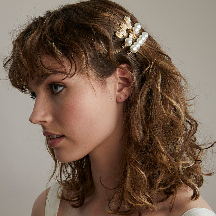 Jolie & Deen WOMENS HENRIETTA PEARL HAIR CLIP, WOMENS JEWELLERY, JOLIE & DEEN, Elwood 101