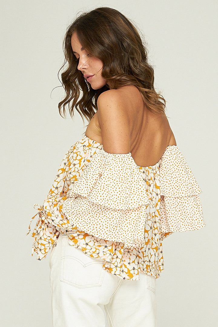 Rue Stiic WOMENS VITO OFF SHOULDER TOP, WOMENS TOPS & SHIRTS, RUE STIIC, Elwood 101