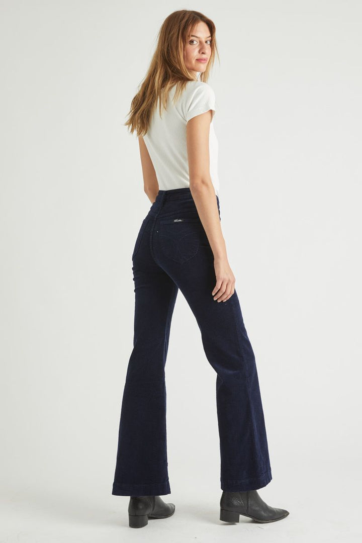 Rollas WOMENS EASTCOAST FLARE MIDNIGHT CORD, WOMENS DENIM, ROLLAS, Elwood 101