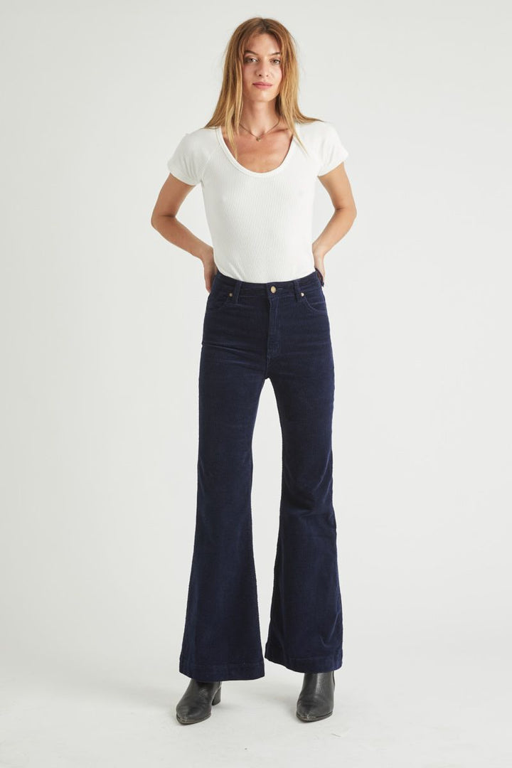Rollas WOMENS EASTCOAST FLARE MIDNIGHT CORD, WOMENS DENIM, ROLLAS, Elwood 101