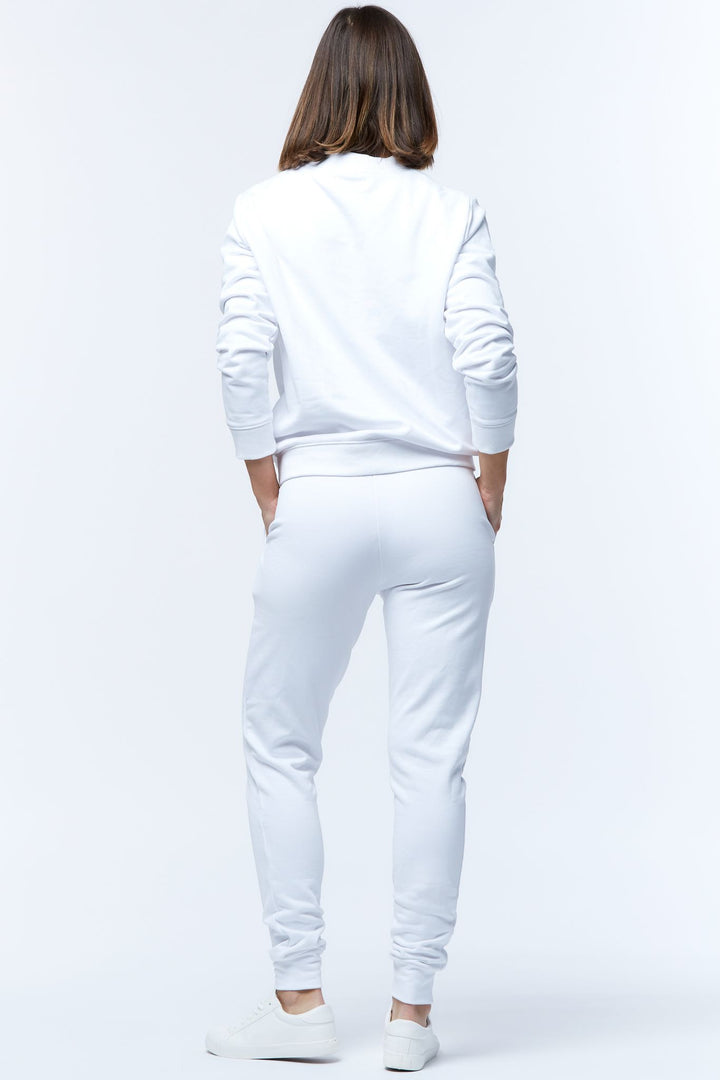 Casa Amuk WOMENS VARSITY SWEATER - WHITE, WOMENS KNITS & SWEATERS, CASA AMUK, Elwood 101