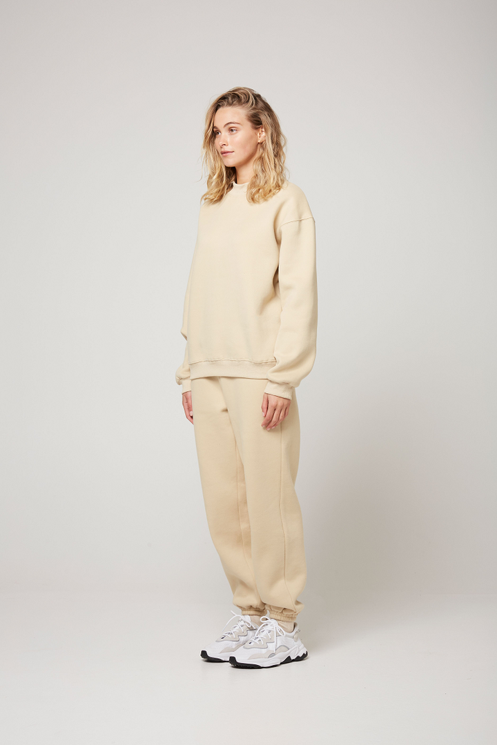 Rozalia Russian x Atoir WOMENS THE CREW NECK SWEATER - OATMEAL, WOMENS KNITS & SWEATERS, ATOIR, Elwood 101