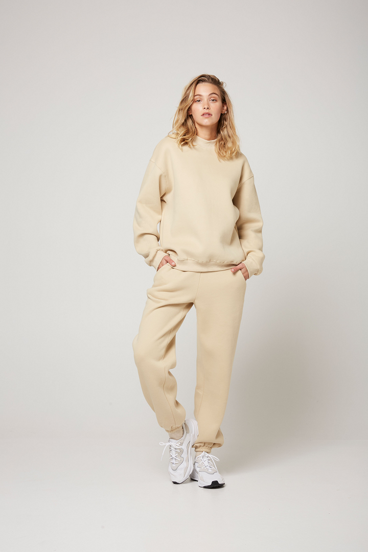 Rozalia Russian x Atoir WOMENS THE CREW NECK SWEATER - OATMEAL, WOMENS KNITS & SWEATERS, ATOIR, Elwood 101