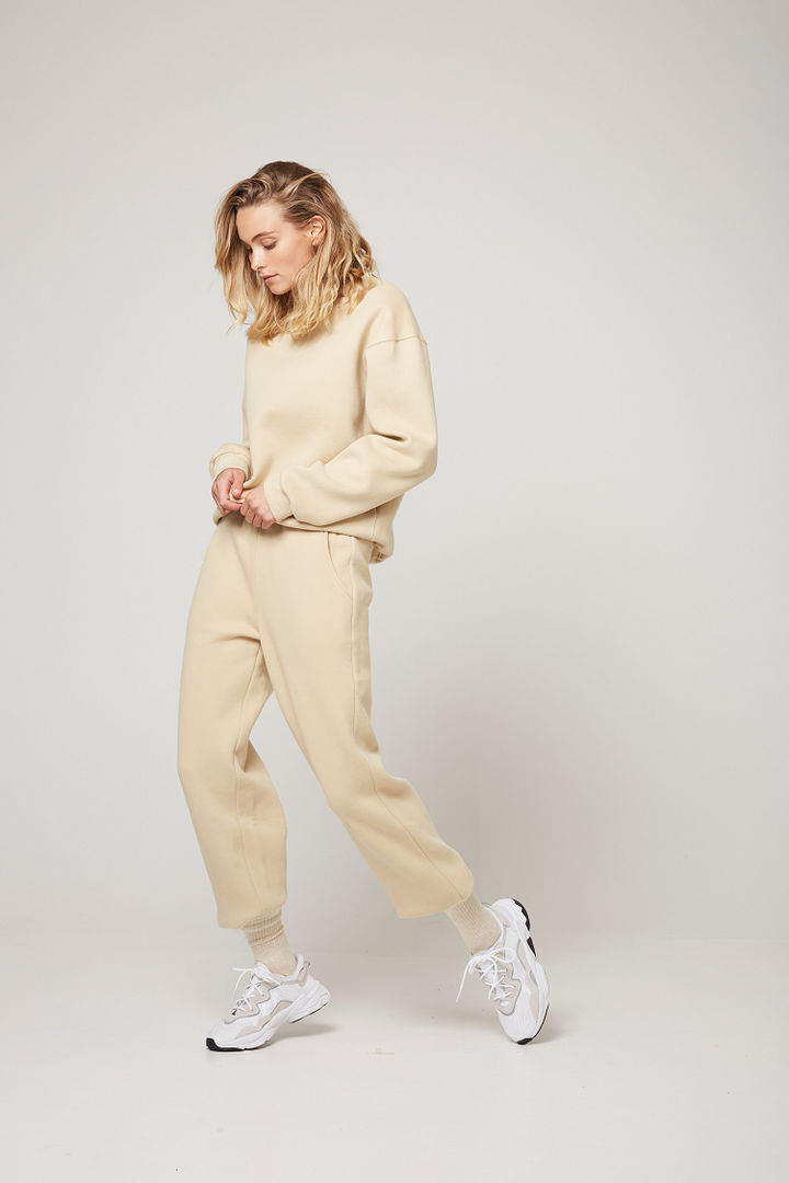 Rozalia Russian x Atoir WOMENS THE CREW NECK SWEATER - OATMEAL, WOMENS KNITS & SWEATERS, ATOIR, Elwood 101