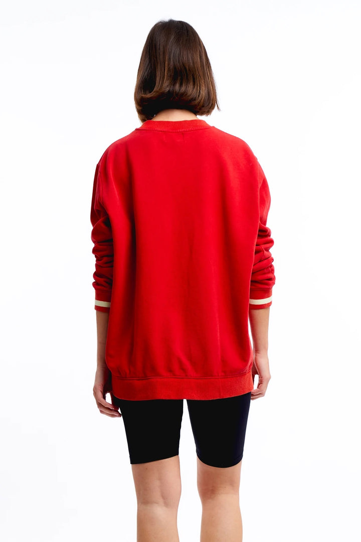 Casa Amuk WOMENS LIMITED EDITION VINTAGE JUMPER - RED, WOMENS KNITS & SWEATERS, CASA AMUK, Elwood 101