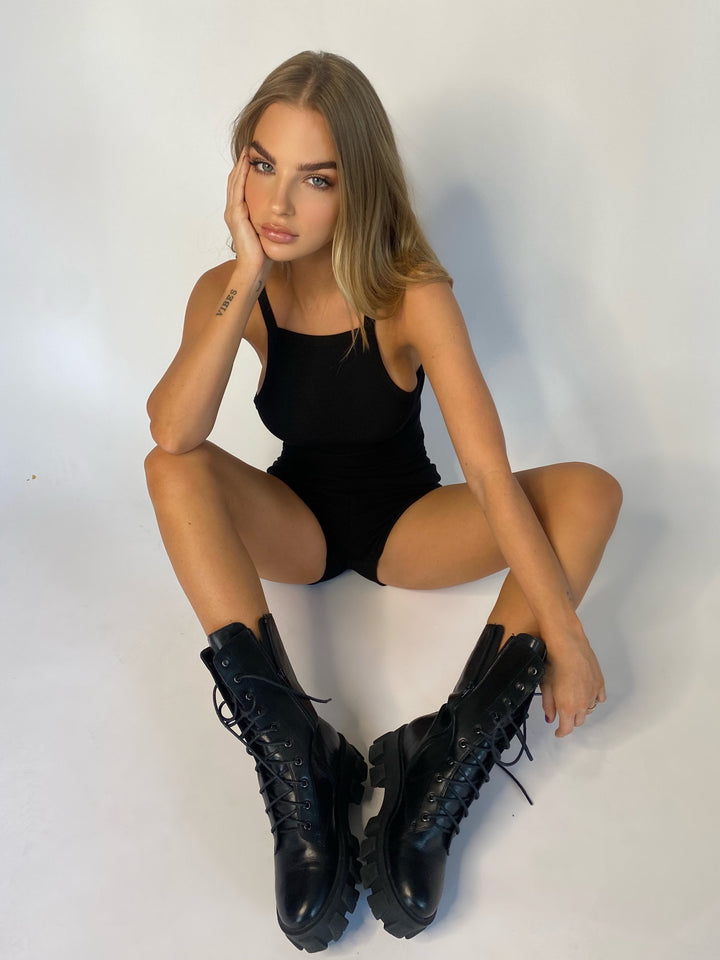 Seven Wonders The Label WOMENS RELENTLESS TANK TOP - BLACK, WOMENS TEES & TANKS, SEVEN WONDERS THE LABEL, Elwood 101