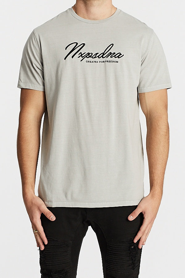 Nena Pasadena MENS FREEDOM SCOOP BACK TEE - PIGMENT ROCK, MENS TEE SHIRTS, NENA PASADENA, Elwood 101
