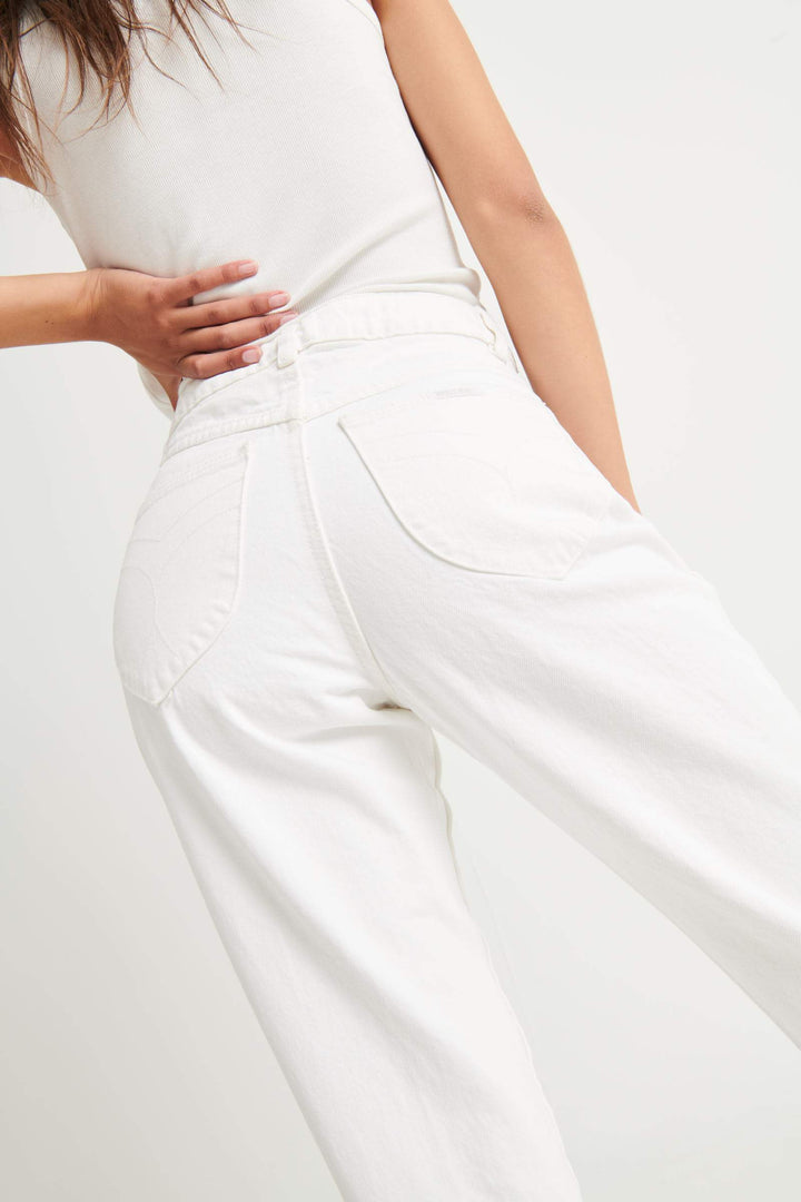 Rollas WOMENS CLASSIC STRAIGHT JEAN - VINTAGE WHITE, WOMENS DENIM, ROLLAS, Elwood 101