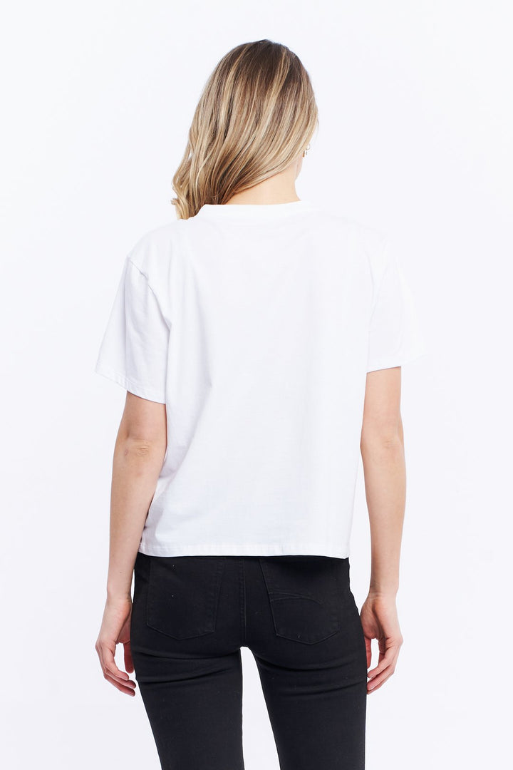 Casa Amuk WOMENS HERITAGE LOGO TEE - WHITE, WOMENS TEES & TANKS, CASA AMUK, Elwood 101