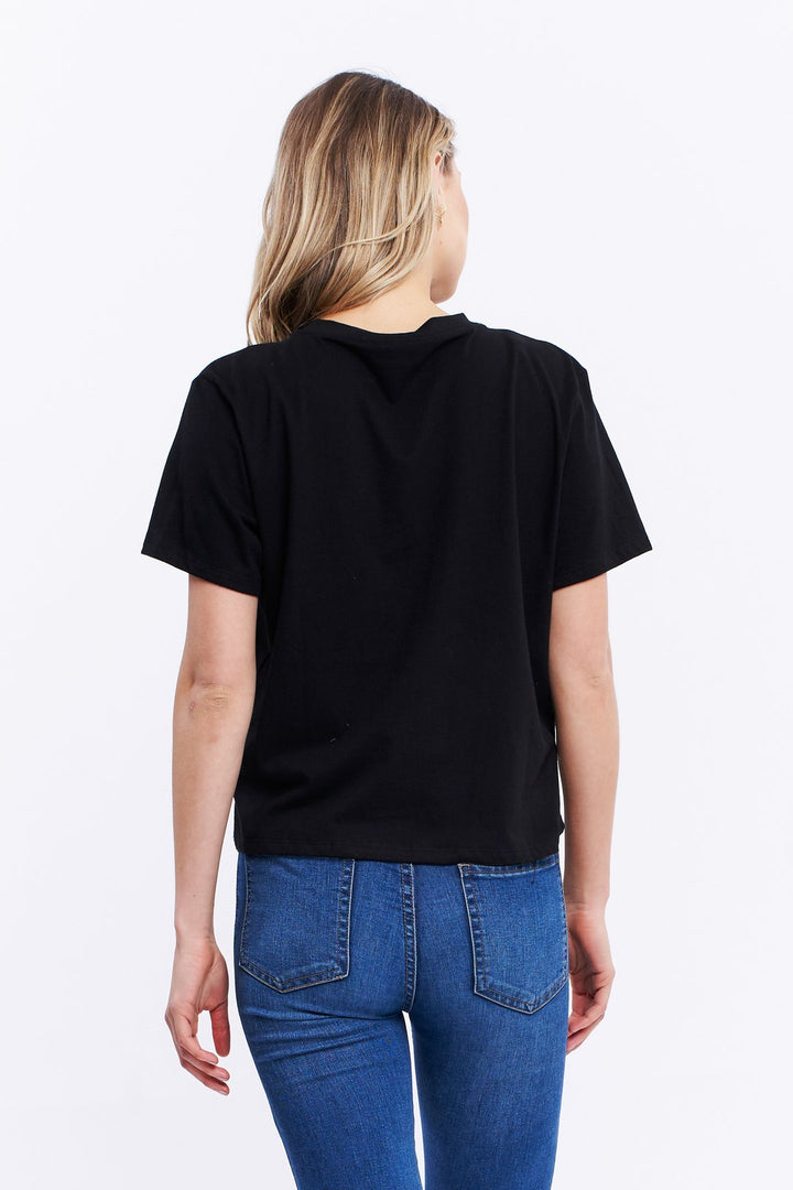 Casa Amuk WOMENS HERITAGE LOGO TEE - BLACK, WOMENS TEES & TANKS, CASA AMUK, Elwood 101