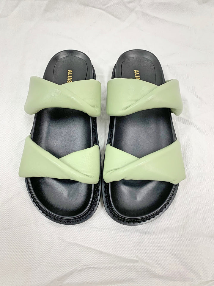 Alias Mae WOMENS PARIS LEATHER SANDAL - SAGE, WOMENS SHOES, ALIAS MAE, Elwood 101