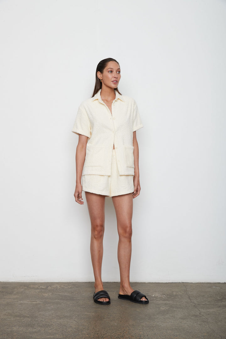 Atoir WOMENS THE MONTENEGRO SHIRT - PAPYRUS, WOMENS TOPS & SHIRTS, ATOIR, Elwood 101