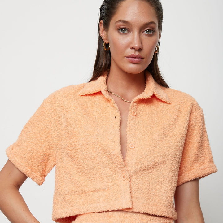 Atoir WOMENS THE SANTORINI SHIRT - MANGO, WOMENS TOPS & SHIRTS, ATOIR, Elwood 101